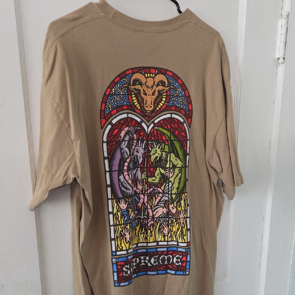 Supreme Tan Cotton T-Shirt
